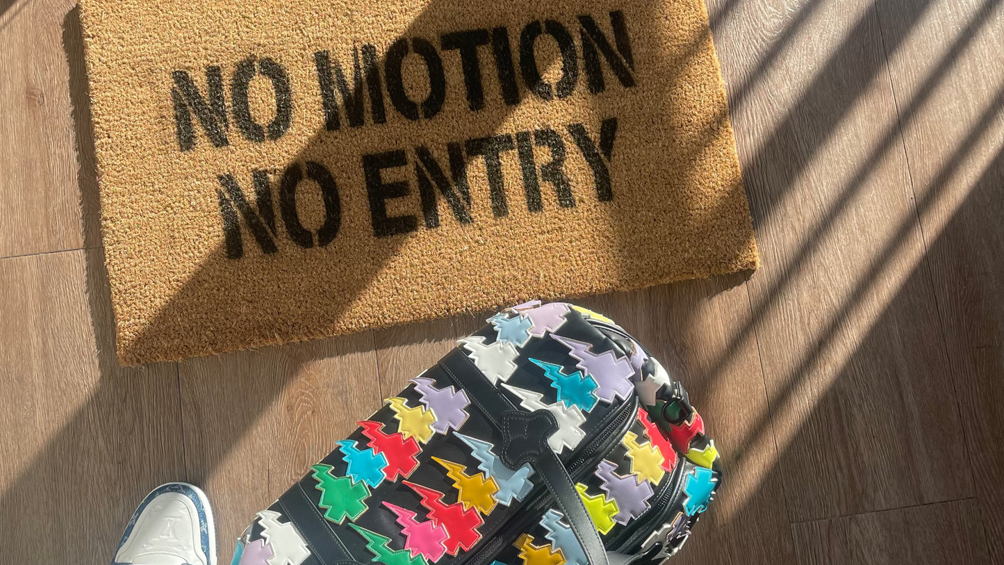 No Motion No Entry Doormat